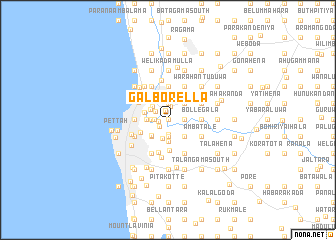 map of Galborella