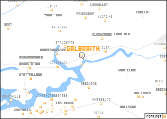 map of Galbraith