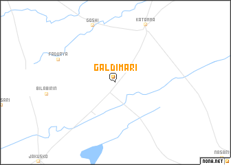 map of Galdimari