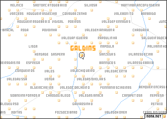 map of Galdins