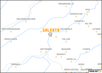 map of Galeata
