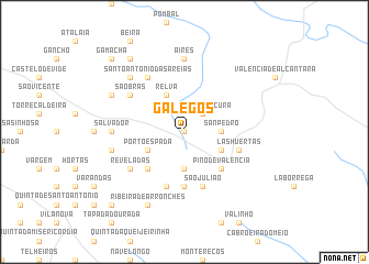 map of Galegos