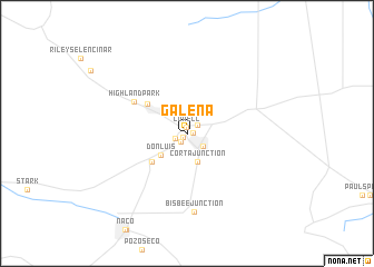 map of Galena