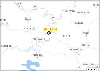 map of Galena