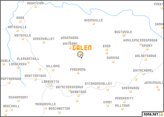 map of Galen