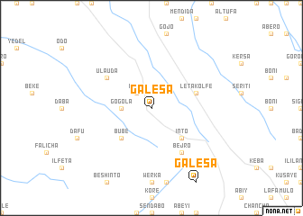 map of Galēsa