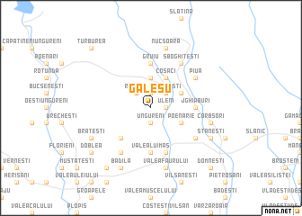 map of Galeşu