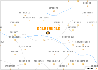 map of Ga-Letswalo