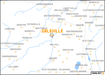 map of Galeville