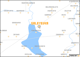 map of Galeyevka