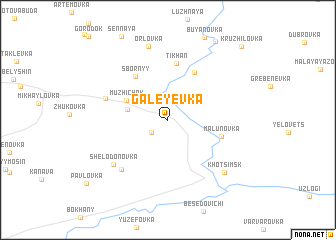 map of Galeyevka