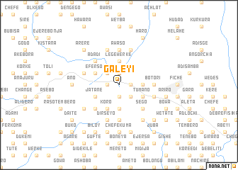 map of Galeyī