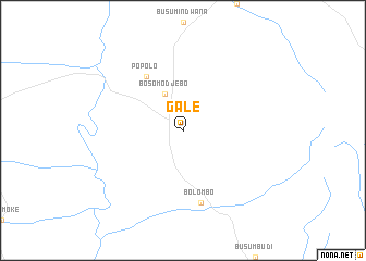 map of Gale