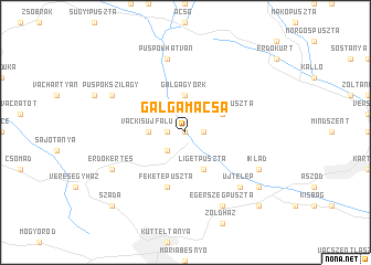 map of Galgamácsa