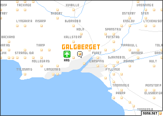 map of Galgberget