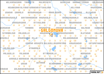 map of Galgomuwa