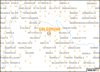 map of Galgomuwa