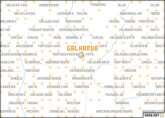 map of Galharda