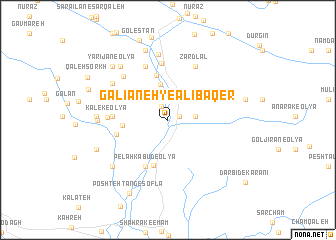 map of Galīāneh-ye ‘Alī Bāqer