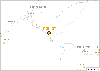 map of Galiat