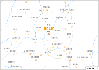 map of Galia