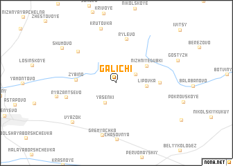 map of Galichi