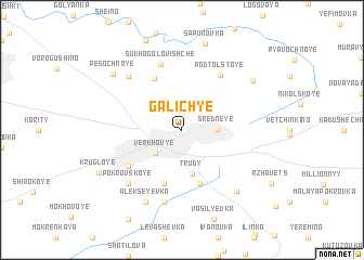 map of Galich\