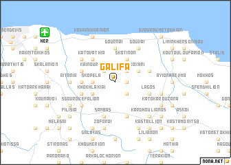 map of Galífa