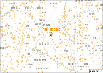map of Gali Gada