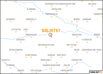 map of Galimtsy