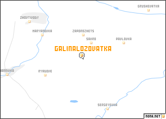 map of Galina-Lozovatka