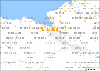 map of Galindo