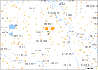 map of Galinë