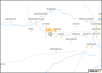 map of Galis