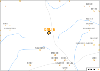 map of Galis