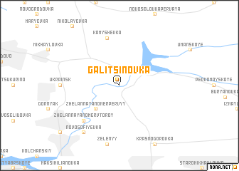 map of Galitsinovka