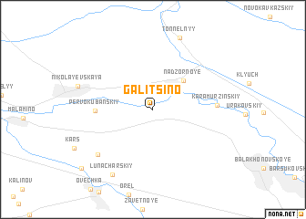 map of Galitsino