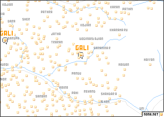 map of Gali