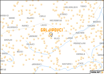 map of Galjipovci