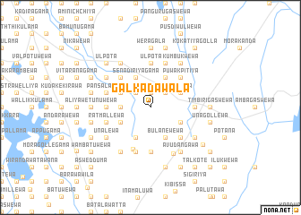 map of Galkadawala