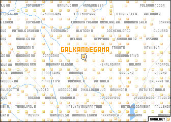 map of Galkandegama