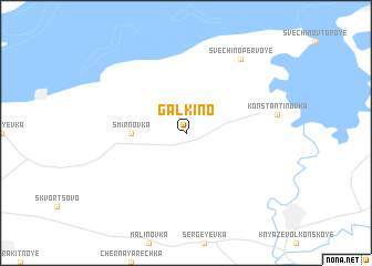 map of Galkino