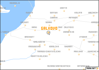 map of Galkovo