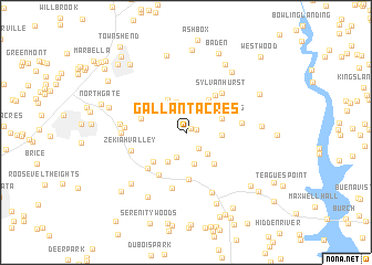 map of Gallant Acres