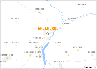 map of G‘allaorol