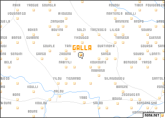 map of Galla