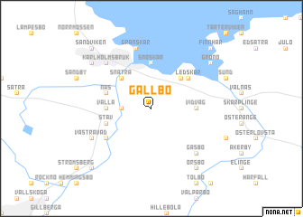 map of Gällbo