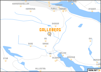 map of Galleberg