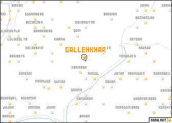 map of Galleh Khar