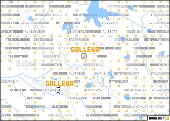 map of Gallewa